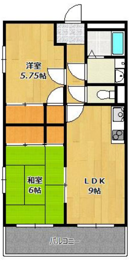 ラフェスタ二見の間取り