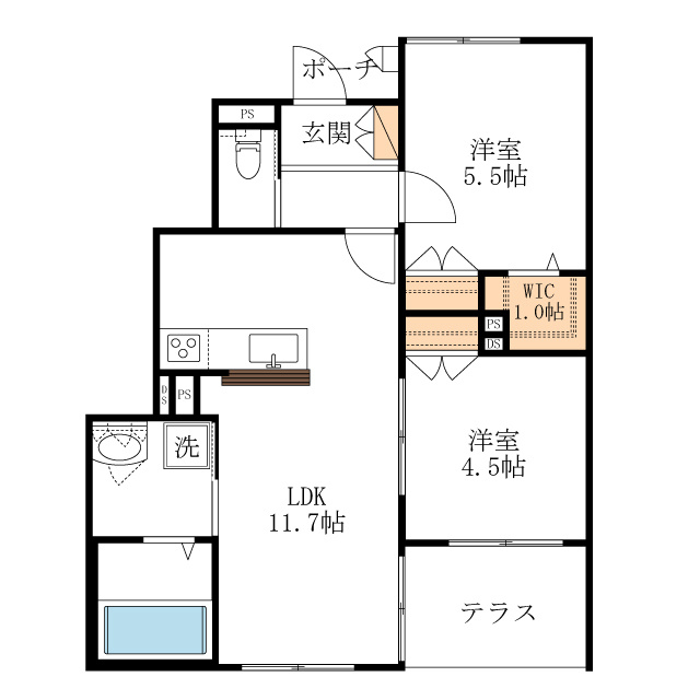 ＭＡＩＳＯＮ　ＲＯＢＩＮの間取り
