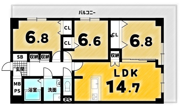 伏見日光ハイツ2号棟