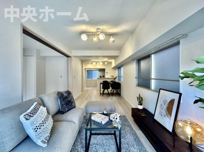 【居間・リビング】 | 上野永谷タウンプラザ | 【居間・リビング】「ＬＤＫは家族団らんをデザイン」広いＬＤＫでは家族が集まり一緒の時間を過ごせる工夫がされております。何気ない一日の当たり前のひとコマがいつか一生の宝物になります