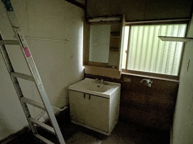 山武市大木中古一戸建の独立洗面台