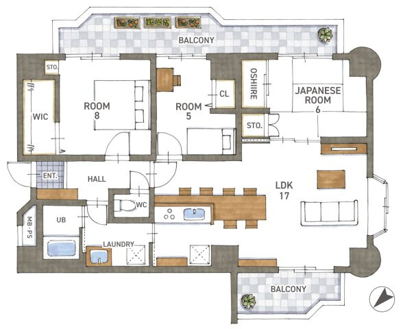 アメニティ瀬田　天然木フルリノベーション