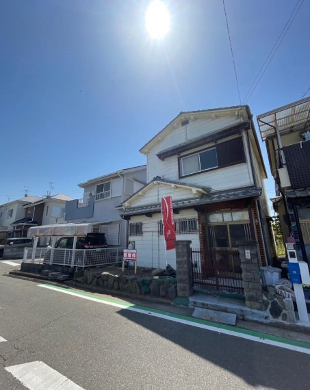 堺市中区陶器北　建築条件付き売土地の前面道路含む現地写真