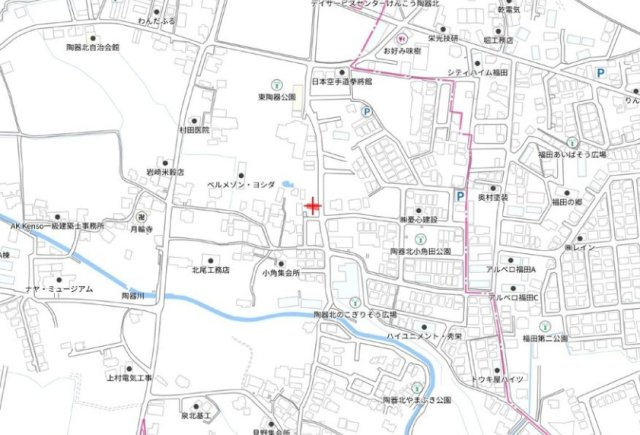 堺市中区陶器北　建築条件付き売土地の地図