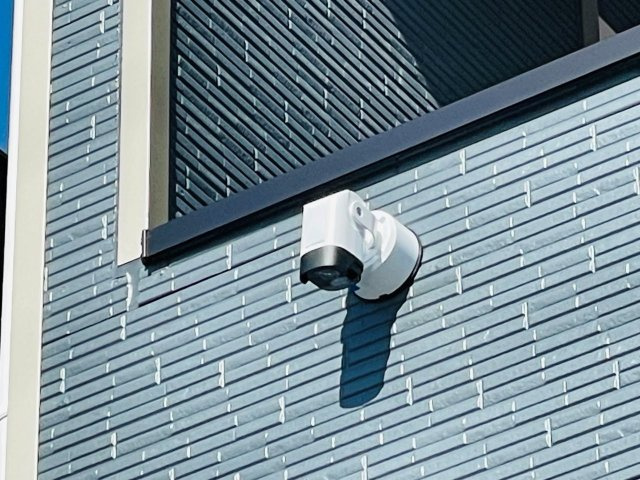 豊田市小坂町第6　新築分譲住宅　全1棟　1号棟の防犯設備|防犯カメラで留守中も安心。ご自宅をしっかり見守ります♪