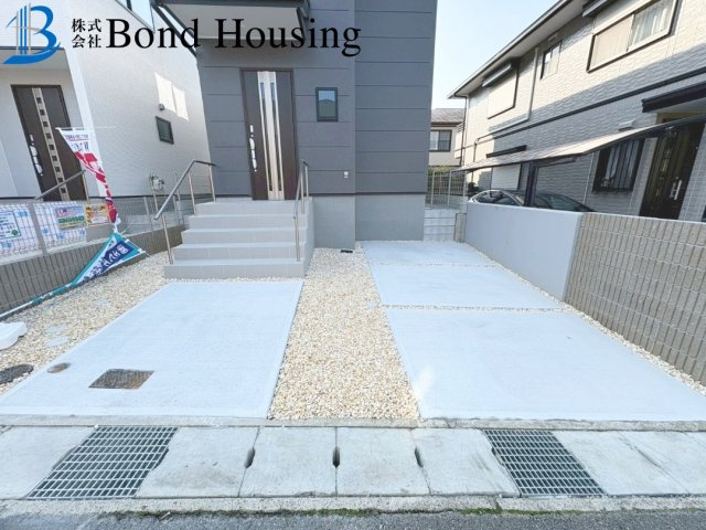 小中学校徒歩10分圏内・長期優良住宅　学園東町　全2棟　1号棟の庭