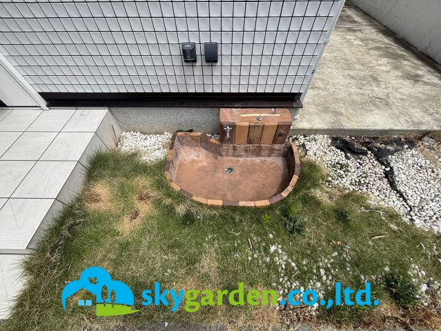 秦野市ひばりケ丘　中古戸建の庭