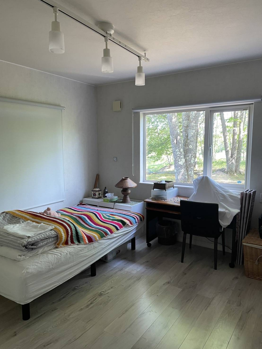 鶴居村字幌呂原野南6線　店舗兼住宅の洋室|1階洋室8帖