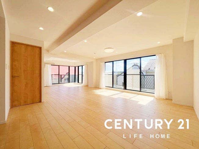 【居間・リビング】 | プランドール宿河原 | おしゃれな居間です