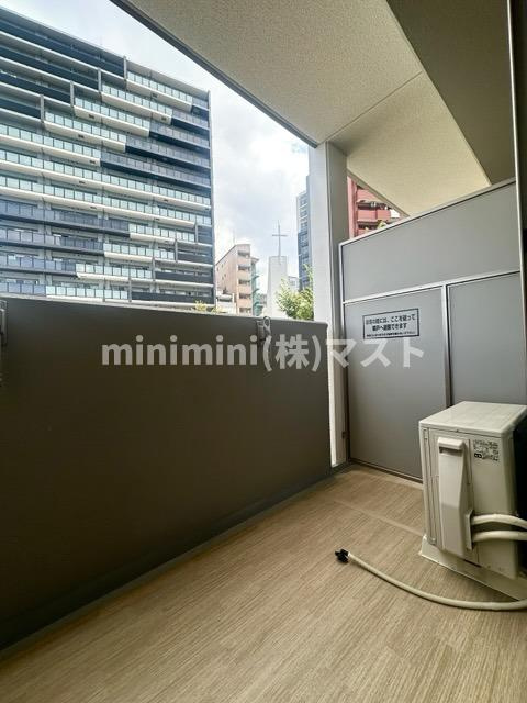 エスリード難波AGREAのバルコニー