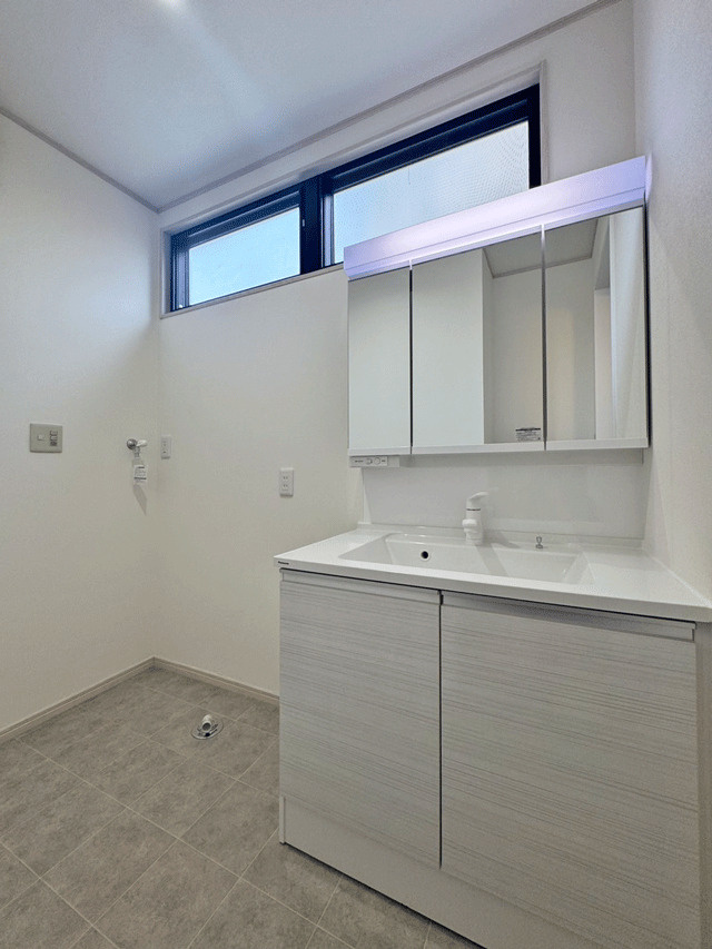 仙台市青葉区北根1丁目の独立洗面台