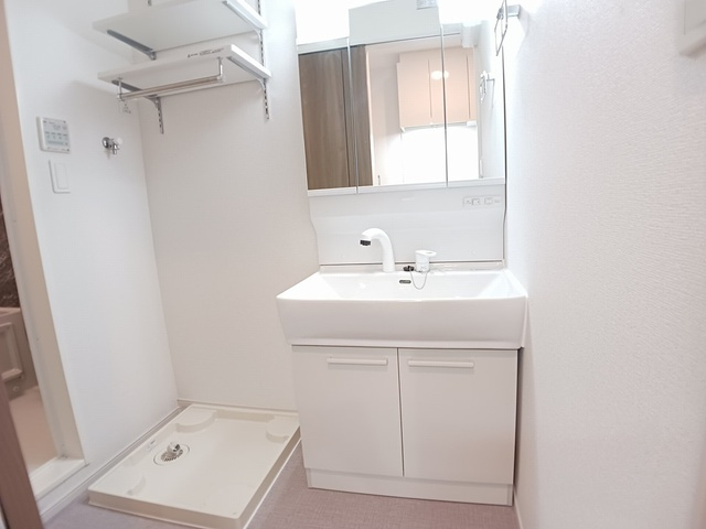 ヒカルサつくば花畑の独立洗面台