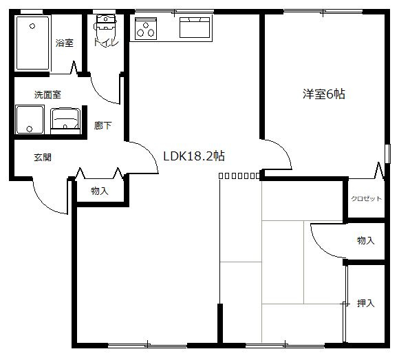 エスポワールMNの間取り