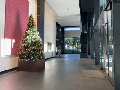 【エントランス】 | シティタワーズ豊洲ザ・ツインサウスタワー | ゆとりのあるエントランスです