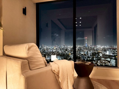 【居間・リビング】 | シティタワーズ豊洲ザ・ツインサウスタワー | こちらの居間で趣味の時間をお楽しみください