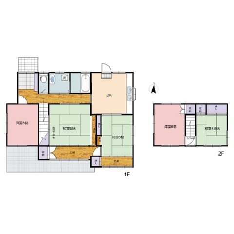 玉野市玉原1丁目の間取り