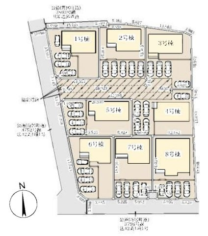 【区画図】 | Livele Garden.S寄居町露梨子　新築住宅