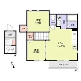 【間取り】 | アベニューさんごＤ棟