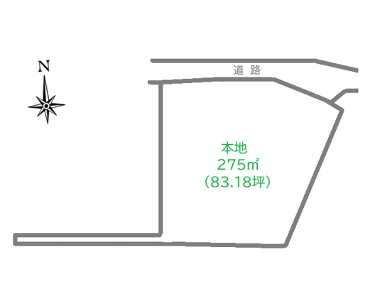 【土地図】 | 伊豆急荻分譲地　売地