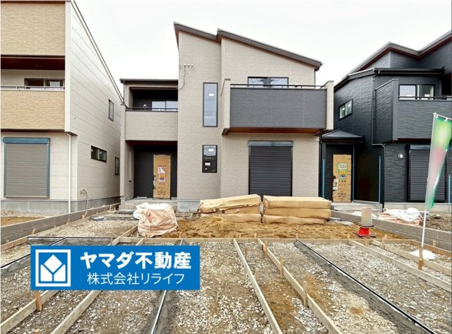 【商談中】ブルーミングガーデン　一宮市奥町　全6区画分譲の外観|■3号棟
■YAMADA電機の　ヤマダ不動産　株式会社リライフ　一宮店■
【長期優良住宅認定】仕様のおうち！
東栄住宅の家は、全棟「耐震等級３級」「設計・住宅性能評価書取得」で信頼の高い住宅です。