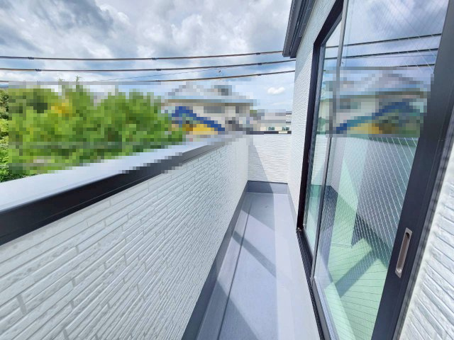 【価格改定】長岡京市奥海印寺東山1期のバルコニー|西向きバルコニー