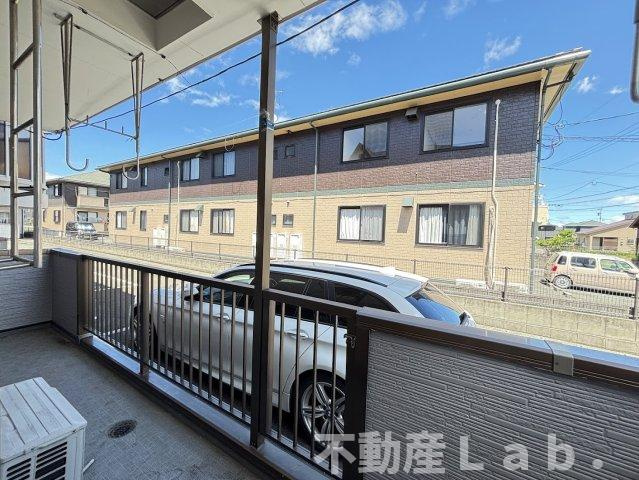 シャルマン野口　A棟のバルコニー