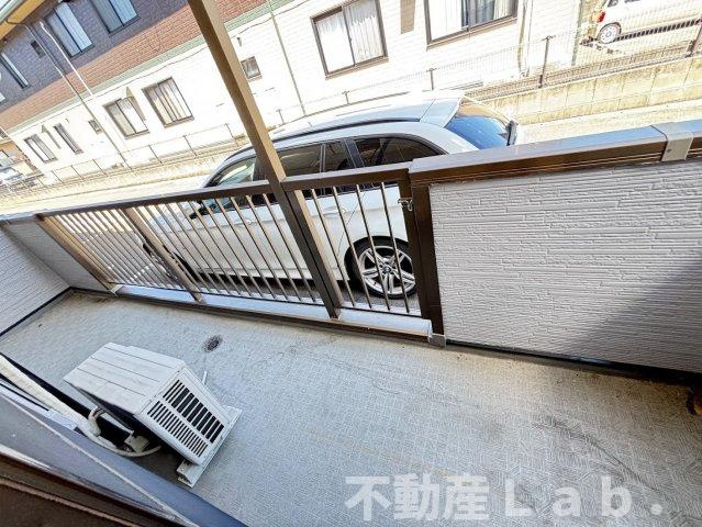 シャルマン野口　A棟のバルコニー