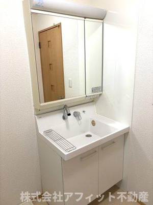 【洗面所】 | ヴィラ プレステージ | 洗髪洗面化粧台