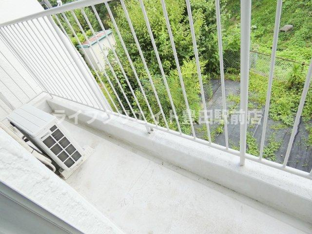 京王ガーデン平山のバルコニー