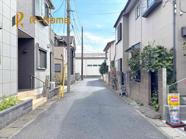 流山市西平井　新築戸建て　A号棟の前面道路含む現地写真|堂々！建物完成♪実際のお部屋をご見学可能です♪
ご見学が一番の資料！お気軽にお問い合わせ下さい♪