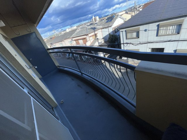 高木マンションのバルコニー