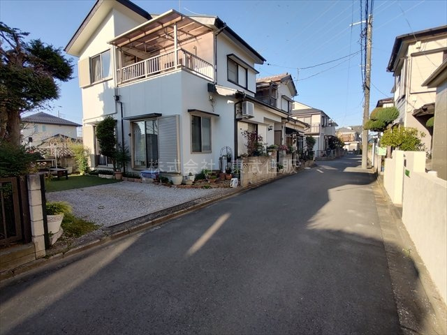 【前面道路含む現地写真】 | 川越市砂久保 | 都市ガス・本下水