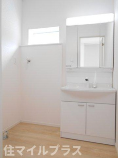 【独立洗面台】 | 本宮市青田新築一戸建て11棟 | 独立洗面台です