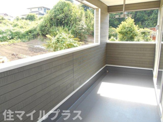 【バルコニー】 | 本宮市青田新築一戸建て11棟 | 陽当たり良好なバルコニーです
