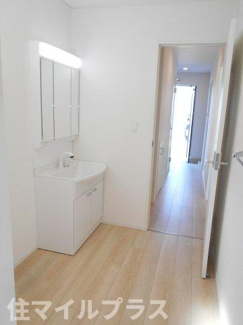 【独立洗面台】 | 本宮市青田新築一戸建て11棟 | 独立洗面化粧台が付いています