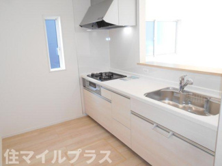 【キッチン】 | 本宮市青田新築一戸建て11棟 | きれいなキッチンです