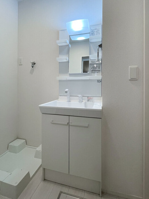 【洗面所】 | アンジュール神谷 | 忙しい朝には欠かせない洗面所です