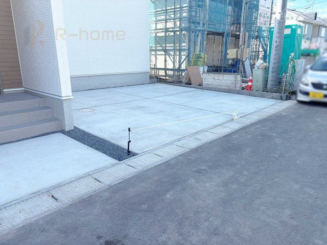 取手市井野第1期　新築戸建て　3号棟の駐車場|カースペースは2台お停めいただけます♪