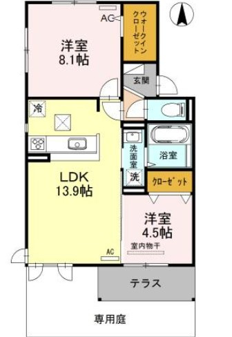 メゾン・ド・ボヌールの間取り
