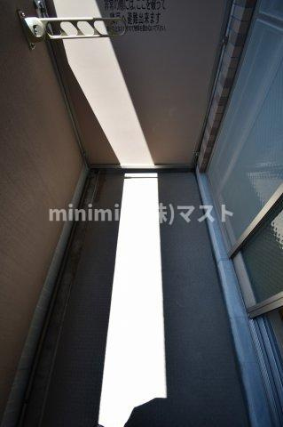 エイペックス梅田東のバルコニー