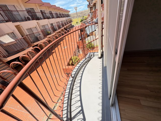 五色山パークハイツのバルコニー