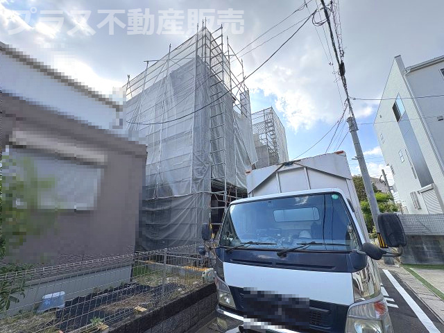 【外観】 | 春日市春日原北町5丁目1期　2号棟（全2棟）【仲介手数料無料・0円】 | 現地写真。プラス不動産販売なら、現場の全ての棟をまとめてご見学頂けます。