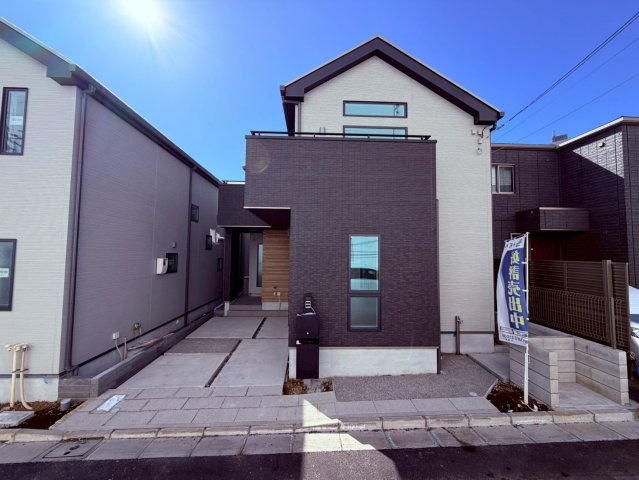 【外観】 | 練馬区豊玉南２丁目　新築戸建て　A号棟 | 洗練された外観が、四季の移ろいを感じながら穏やかな日々を演出