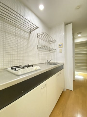 【キッチン】 | プレジール靭公園 | プレジール靭公園　1口ガスシステムキッチン