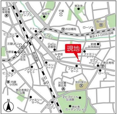 Brezza Ebisuの地図