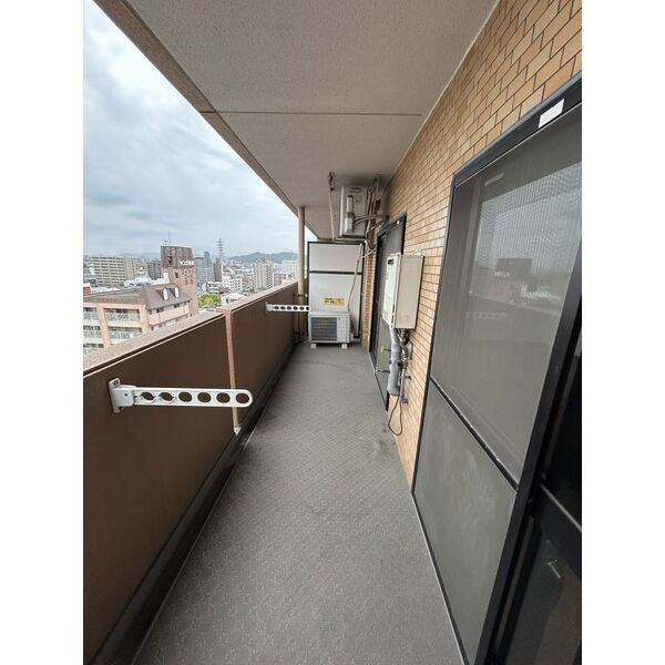 ライオンズマンション姫路市役所前のバルコニー