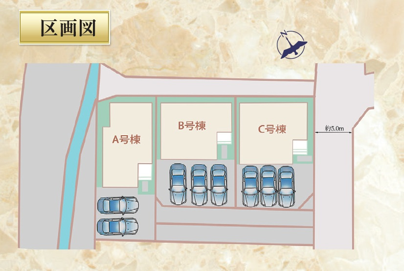 静岡市葵区新伝馬３期　新築戸建　全３棟　C号棟の区画図