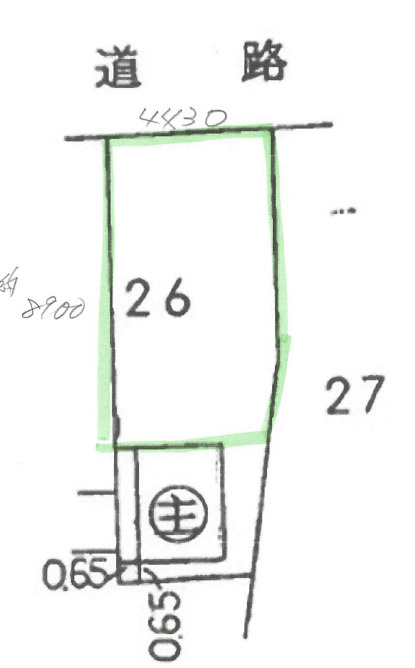 近江八幡市鉄砲町　店舗　内覧可能物件の区画図