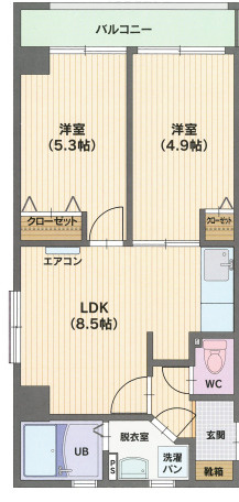 【間取り】 | HPに初期費用掲載「プライスホーム」で検索！ベリーズ高砂