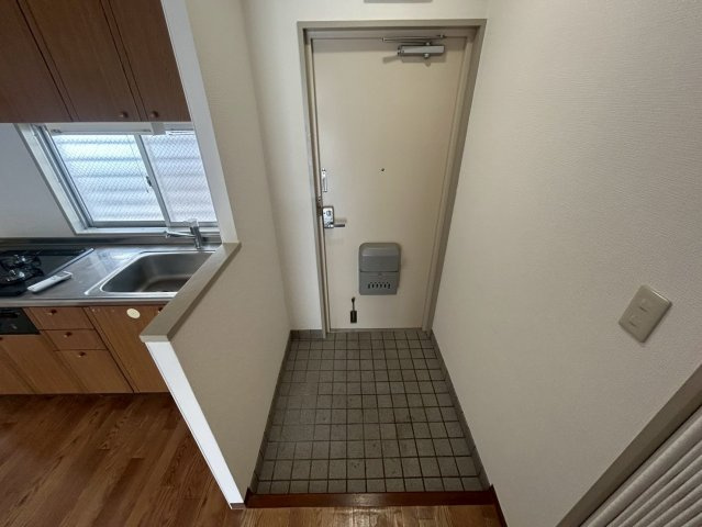 ハイム六甲の玄関